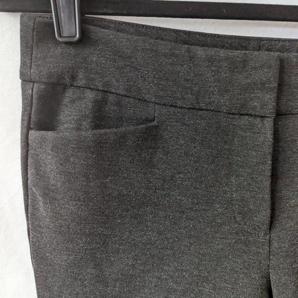 LOFT Dark Grey Straight Leg Pants Size 6 Petite - Picture 6 of 14